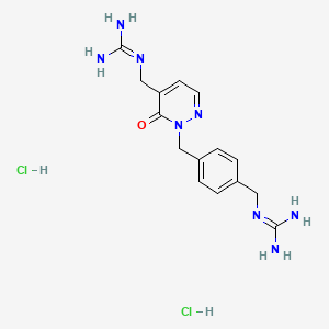 molecular formula C15H22Cl2N8O B12411189 DNA crosslinker 1 dihydrochloride 