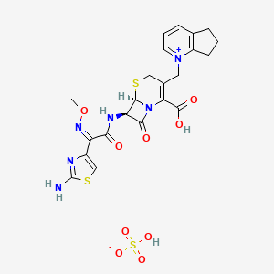 molecular formula C22H24N6O9S3 B1241126 cefpirome sulfate 