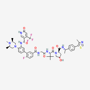 molecular formula C52H59F4N9O7S B12411280 XF067-68 