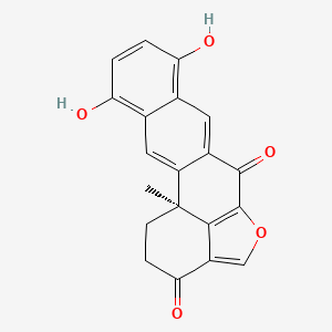 molecular formula C20H14O5 B1241129 Halenaquinol 