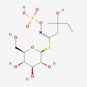 1-S-[3-hydroxy-3-methyl-N-(sulfooxy)pentanimidoyl]-1-thio-beta-D-glucopyranose
