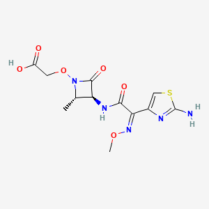 molecular formula C12H15N5O6S B1241138 Oximonamum CAS No. 90898-90-1