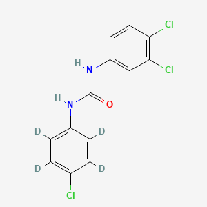 molecular formula C13H9Cl3N2O B12411415 Triclocarban-d4 