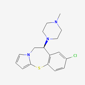 (6S)-8-chloro-6-(4-methylpiperazin-1-yl)-5,6-dihydropyrrolo[2,1-b][1,3]benzothiazepine