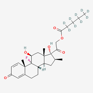 molecular formula C27H37FO6 B12411424 Betamethasone 21-valerate-d9 