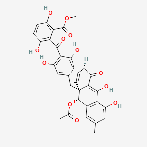 molecular formula C33H26O12 B12411686 Acremonidin A 
