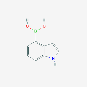 molecular formula C8H8BNO2 B124117 Indole-4-boronic acid CAS No. 220465-43-0