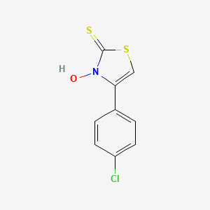 molecular formula C9H6ClNOS2 B1241170 Agn-PC-0mtmw1 CAS No. 105922-93-8