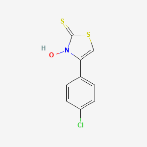 3-Hydroxy-4-(4-chlorophenyl)thiazole-2(3H)-thione