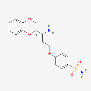 molecular formula C17H20N2O5S B12411733 DPP IV/hCA II-IN-1 