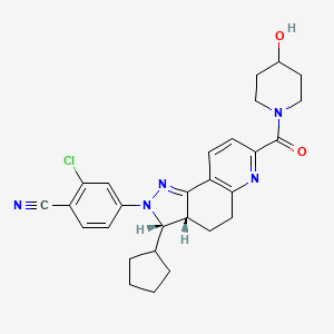 molecular formula C28H30ClN5O2 B12411797 Ocedurenone CAS No. 1359969-24-6