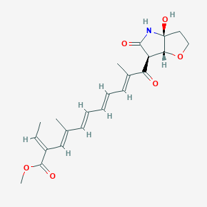molecular formula C22H27NO6 B1241182 Lucilactaene 