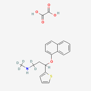 molecular formula C20H21NO5S B12411842 LY 227942-d5 