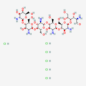 molecular formula C36H74Cl6N6O25 B12411846 Chitohexaose hexahydrochloride 