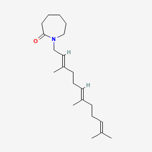 2H-Azepin-2-one, hexahydro-1-(3,7,11-trimethyl-2,6,10-dodecatrienyl)-, (E,E)-
