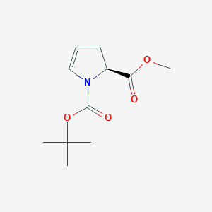 molecular formula C11H17NO4 B124119 Methyl N-boc-L-proline-4-ene CAS No. 83548-46-3
