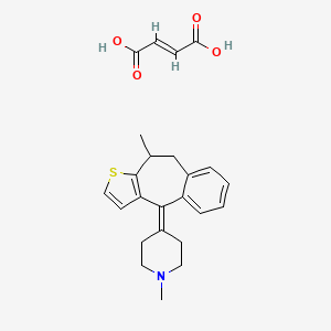 9,10-Dihydro-10-methyl-4-(1-methyl-4-piperidyliden)-4-H-benzo(4,5)cyclohepta(1,2-b)thiophenhydrogen maleate