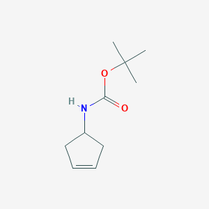 molecular formula C10H17NO2 B124121 N-1-Boc-Amino-3-cyclopentene CAS No. 193751-54-1