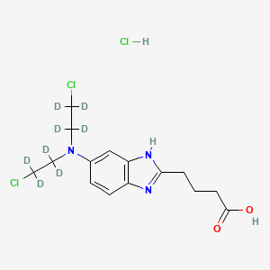 molecular formula C15H20Cl3N3O2 B12412102 Desmethyl Bendamustine-d8 (hydrochloride) 