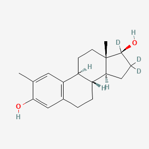 molecular formula C19H26O2 B12412196 2-Methyl Estradiol-d3 