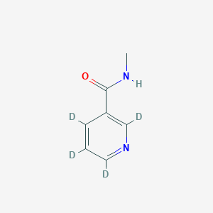 molecular formula C7H8N2O B12412201 N-Methylnicotinamide-d4 