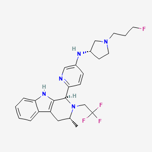 molecular formula C26H31F4N5 B12412228 Estrogen receptor antagonist 2 