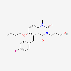 molecular formula C23H27FN2O4 B12412254 TRPC5 modulator-1 