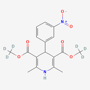 molecular formula C17H18N2O6 B12412258 m-Nifedipine-d6 