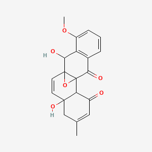 molecular formula C20H18O6 B12412262 Saccharothrixin F 