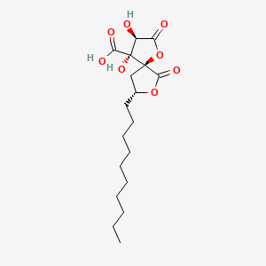 (3R,4R,5S,8R)-8-decyl-3,4-dihydroxy-2,6-dioxo-1,7-dioxaspiro[4.4]nonane-4-carboxylic acid