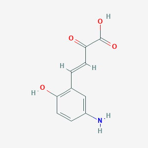 (3E)-4-(5-amino-2-hydroxyphenyl)-2-oxobut-3-enoic acid