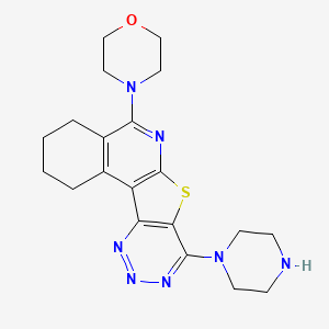 molecular formula C20H25N7OS B12412325 UNC10201652 