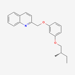 molecular formula C21H23NO2 B12412328 Gpbar1-IN-3 
