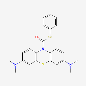 molecular formula C23H23N3OSSe B12412335 DHU-Se1 