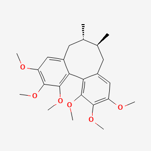 molecular formula C24H32O6 B1241246 Deoxyschisandrin 