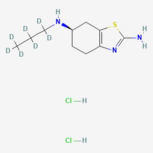 molecular formula C10H19Cl2N3S B12412465 Dexpramipexole-d7 (dihydrochloride) 