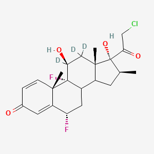 molecular formula C22H27ClF2O4 B12412489 Halobetasol-d3 