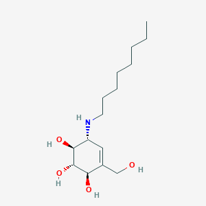 (1s,2s,3r,6r)-4-(Hydroxymethyl)-6-(Octylamino)cyclohex-4-Ene-1,2,3-Triol