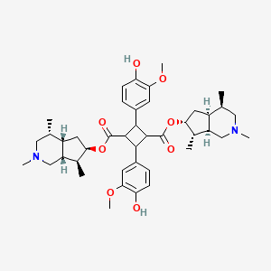 molecular formula C42H58N2O8 B1241254 Incarvillateine 