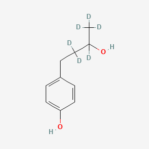 molecular formula C10H14O2 B12412543 rac-Rhododendrol-d6 
