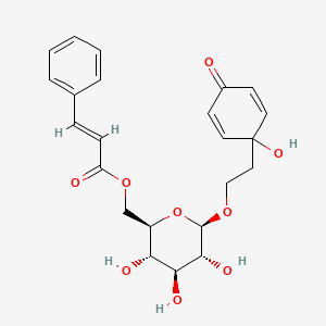 molecular formula C23H26O9 B1241267 eutigoside C 