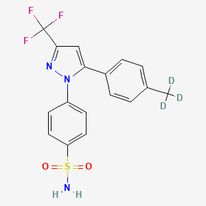 molecular formula C17H14F3N3O2S B12412705 Celecoxib-d3 