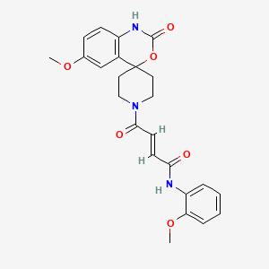 molecular formula C24H25N3O6 B12412778 Chitin synthase inhibitor 9 