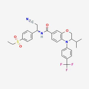 molecular formula C30H30F3N3O4S B12412856 ROR|At agonist 2 