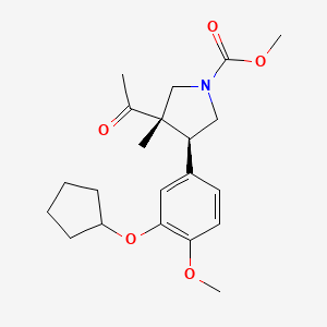 molecular formula C21H29NO5 B1241287 PDE4 inhibitor intermediate 1 