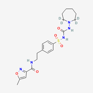 molecular formula C20H27N5O5S B12412892 Glisoxepid-d4 