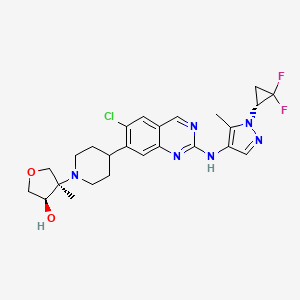 molecular formula C25H29ClF2N6O2 B12412902 Lrrk2-IN-3 