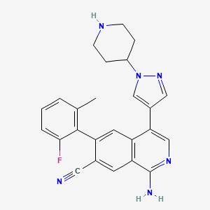 molecular formula C25H23FN6 B12412905 Hpk1-IN-30 