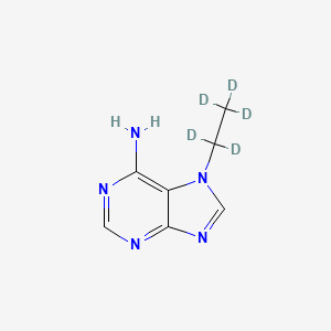 molecular formula C7H9N5 B12412908 7-Ethyl Adenine-d5 
