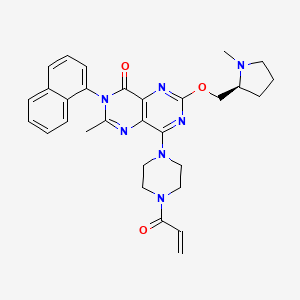 molecular formula C30H33N7O3 B12412992 KRAS G12C inhibitor 33 